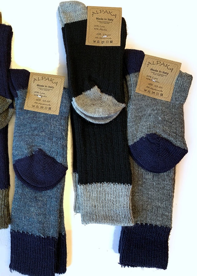 Classic Alpaca and Wool socks for children