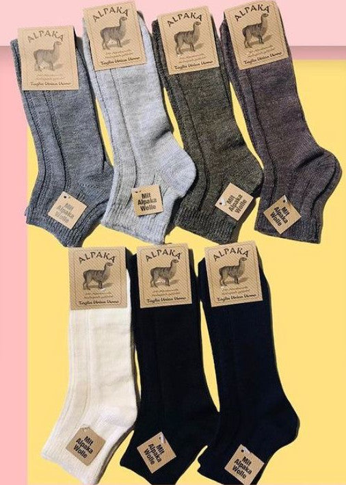 Men's ghost sneaker socks in Alpaca and Wool