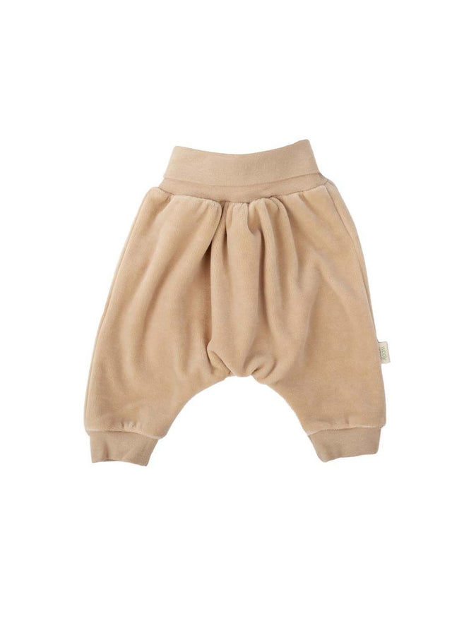 Organic cotton chenille baby trousers