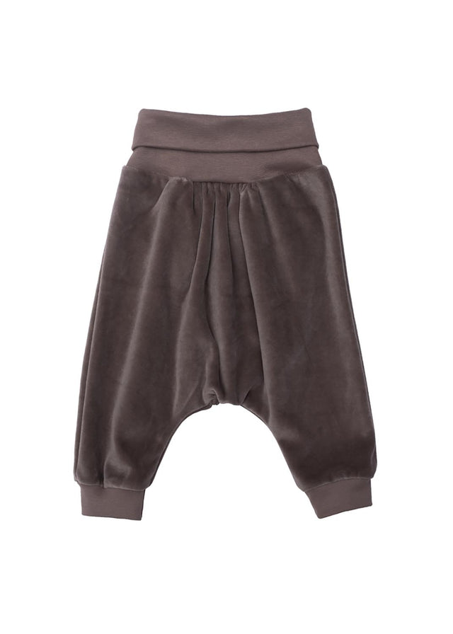 Organic cotton chenille baby trousers