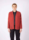 Brome women's cardigan wool cotton cashmere silk blend