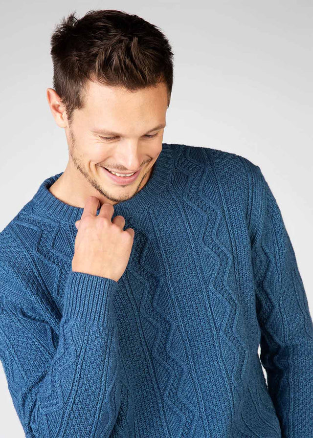 Cosan men's sweater in wool and cotton