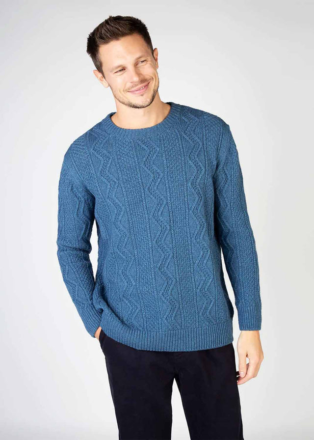 Cosan men's sweater in wool and cotton