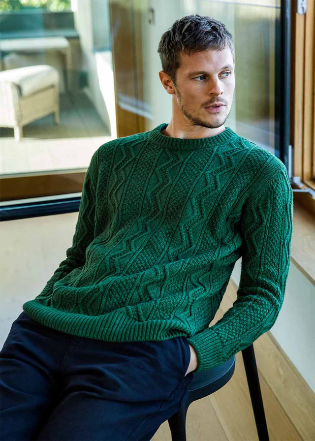 Cosan men's sweater in wool and cotton