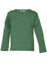 Twist sweater for girls in pure organic merino wool