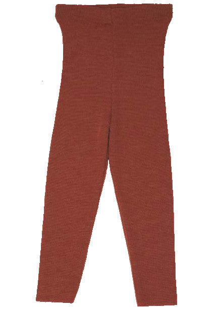 Elina leggings for children in pure organic merino wool