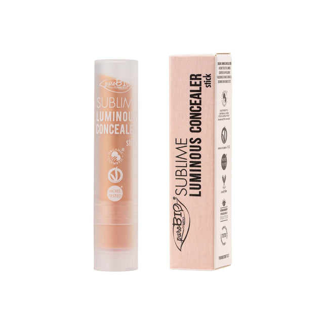 Correttore Sublime Luminous Concealer stick Bio VEGAN PuroBIO - 01