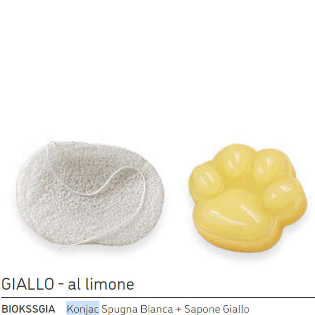 Spugna Konjac con sapone