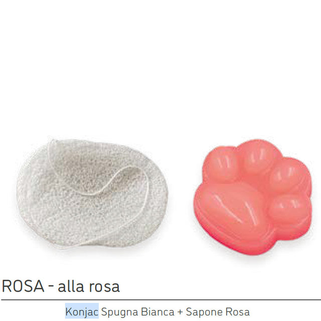 Spugna Konjac con sapone