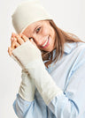 BLUSBAR fingerless gloves for women in pure merino wool