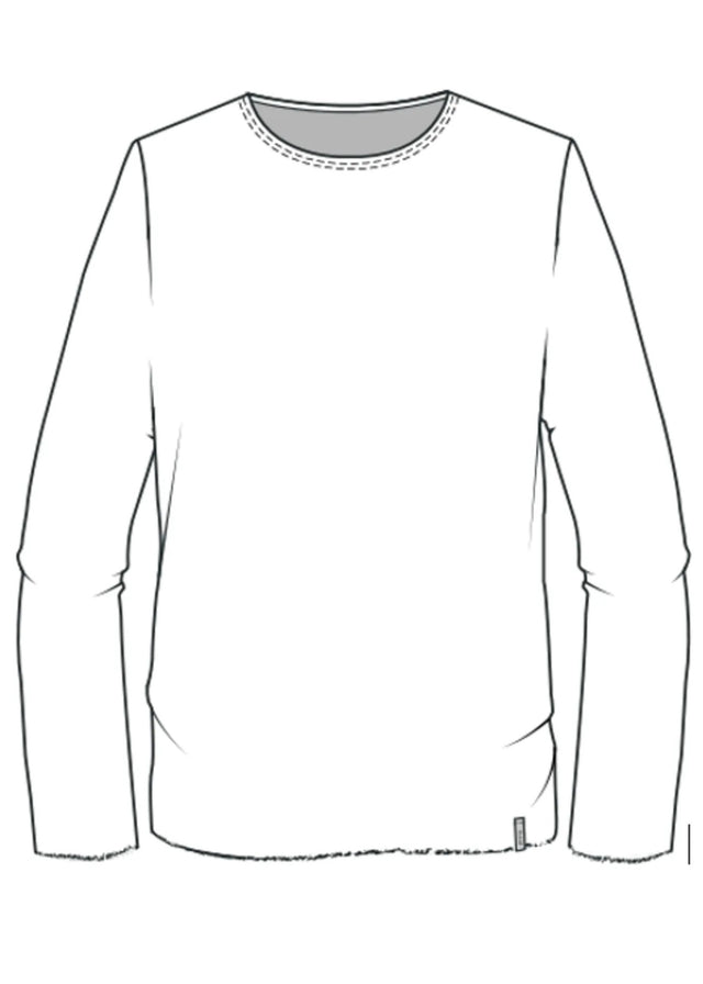 Men's crew neck sweater in pure merino wool