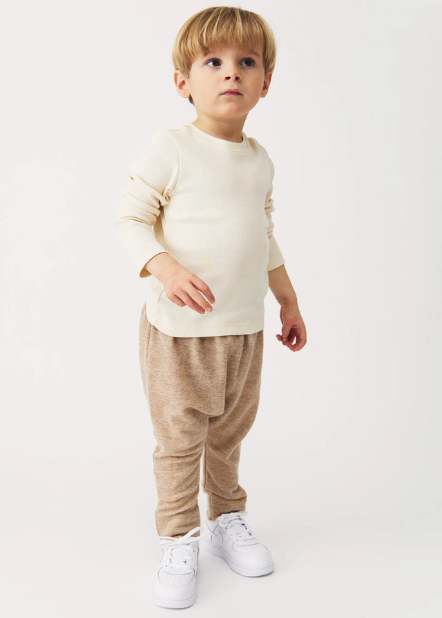 Eddie trousers for babies and children in pure merino wool