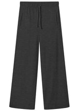 Pantaloni Palazzo OWN da donna in pura lana fuori e cotone sulla pelle