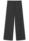 Pantaloni Palazzo OWN da donna in pura lana fuori e cotone sulla pelle