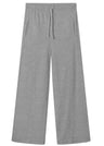 Pantaloni Palazzo OWN da donna in pura lana fuori e cotone sulla pelle