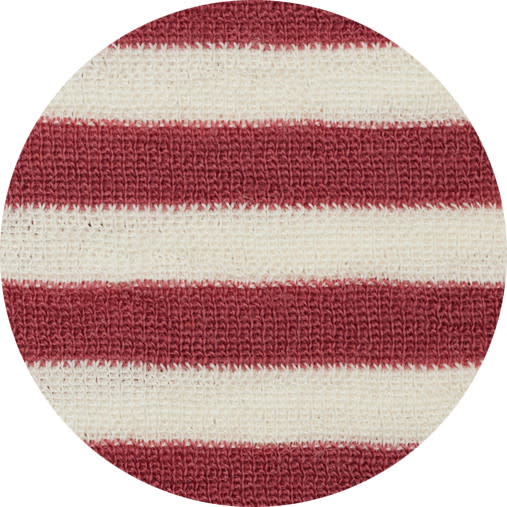 Luca unisex striped sweater for babies in pure merino wool