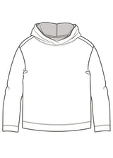 Noah hooded sweater for children in pure merino wool