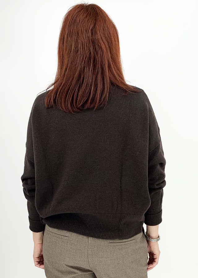 TURTLENECK SCATOLETTA sweater in wool and cashmere