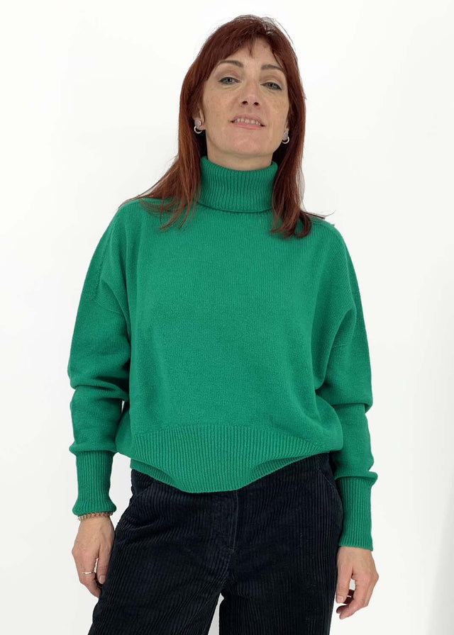 TURTLENECK SCATOLETTA sweater in wool and cashmere