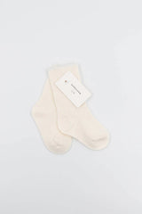 Ribbed socks for children in Bamboo