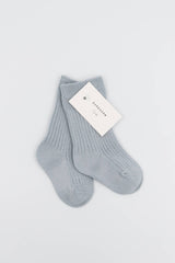 Ribbed socks for children in Bamboo