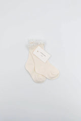 Baby Girl Socks with Bamboo Lace