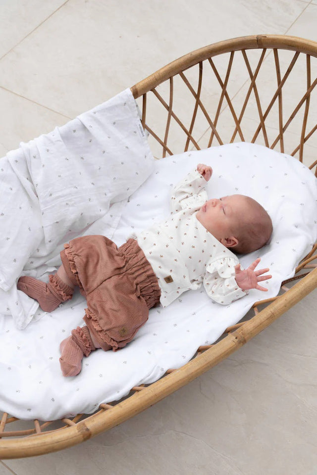 Baby Girl Socks with Bamboo Lace