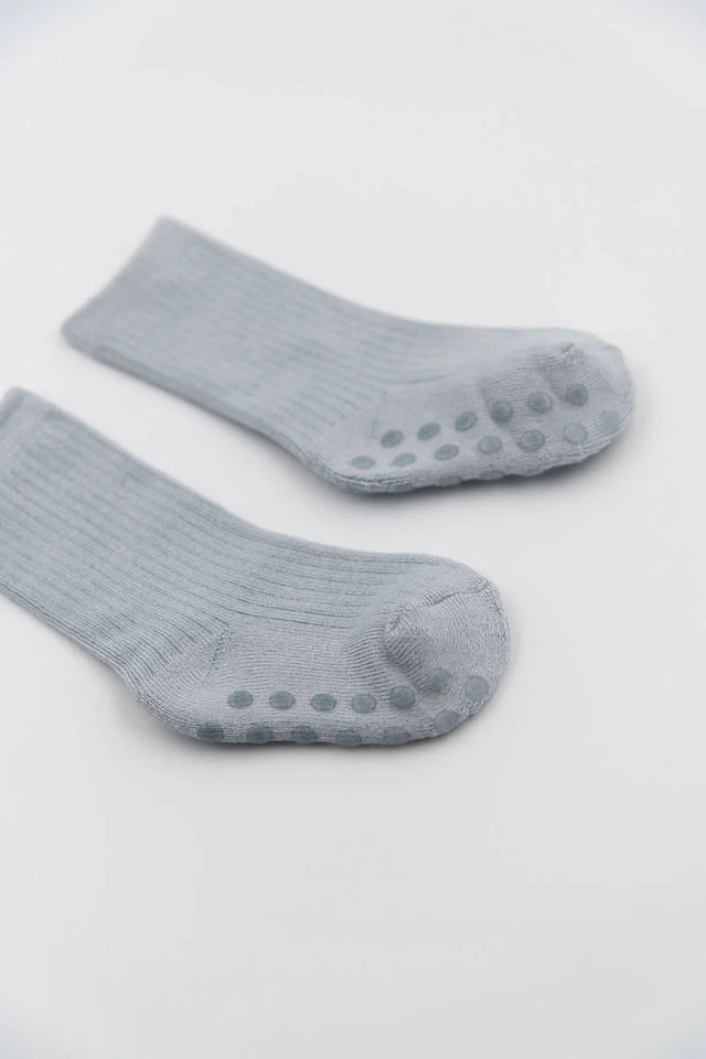 Non-slip socks for children in Bamboo