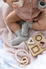 Non-slip socks for children in Bamboo