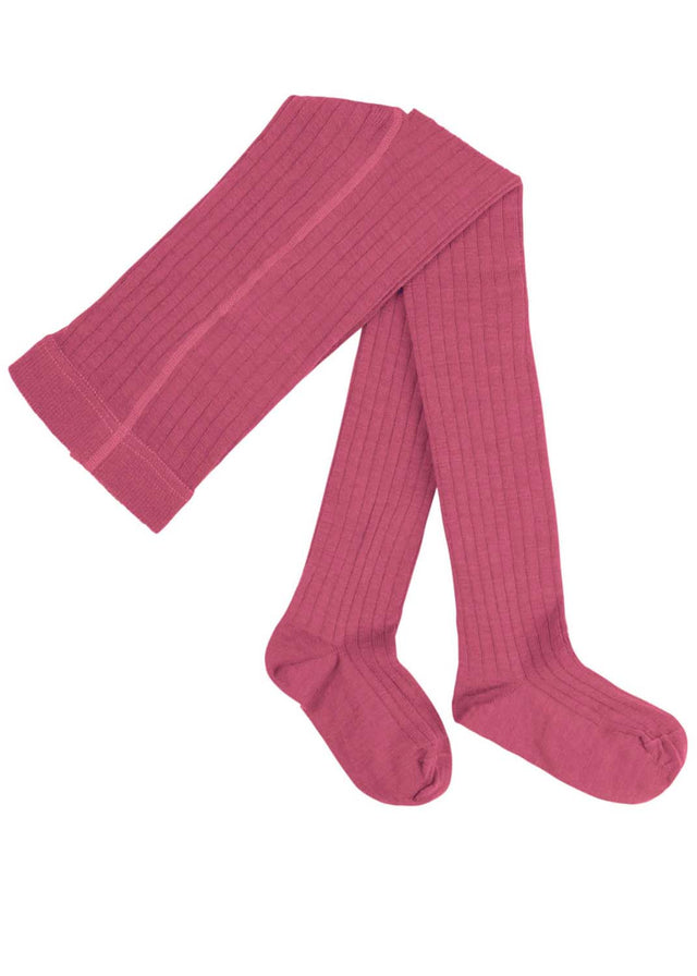 Children's tights in organic merino wool and organic cotton