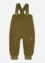 Children's overalls in organic boiled wool