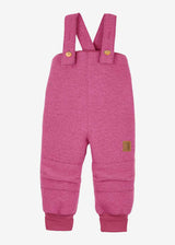 Children's overalls in organic boiled wool