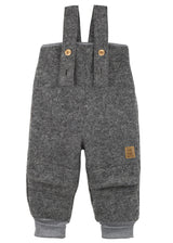 Children's overalls in organic boiled wool