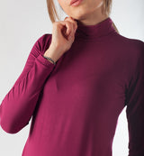 Turtleneck 2.0 sweater in beech vegetable fibre