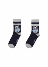 Singing Wolfs socks for children in organic cotton - 2 pairs