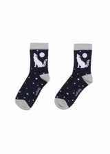 Singing Wolfs socks for children in organic cotton - 2 pairs