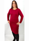 Kokon women's knitted dress in pure merino wool