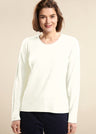 Kokon crew neck sweater in pure burette silk