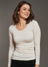 Kokon crew-neck sweater in silk and organic cotton