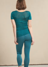 Women's leggings in silk and organic cotton