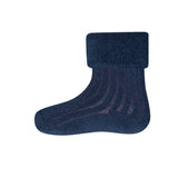 Calzini Blu + Turchese 2 PAIA per bambini in cotone biologico