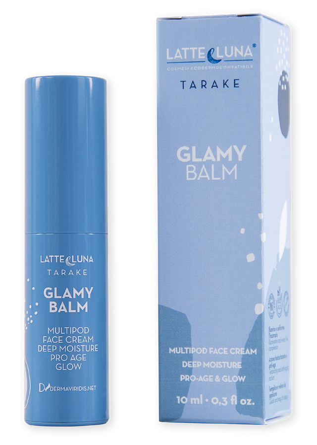 Glamy Balm Stick multipod viso labbra e collo idratante, illuminante, pro-age