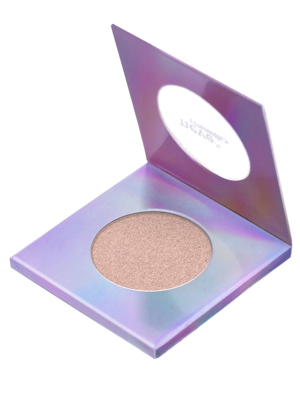 Saudade Hazelnut eyeshadow pod with antique pink reflections