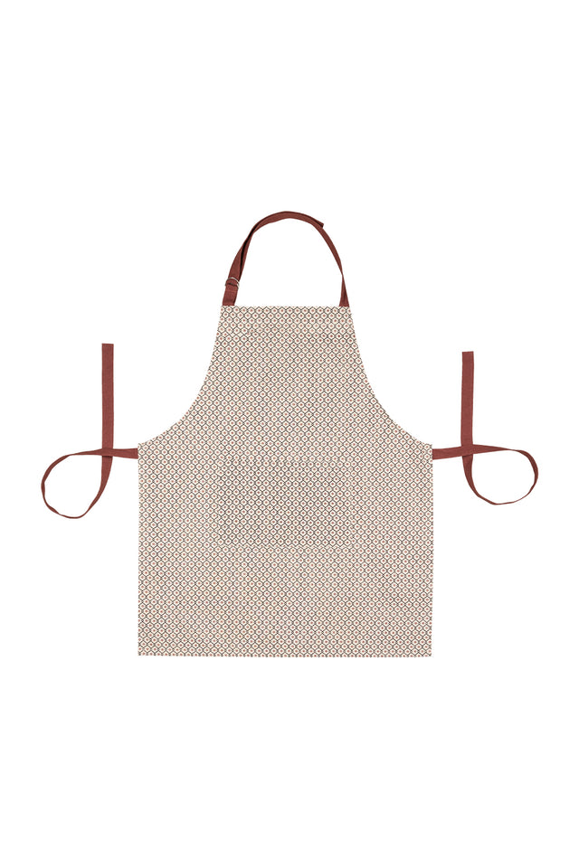 PATTERN kitchen apron in Organic Cotton