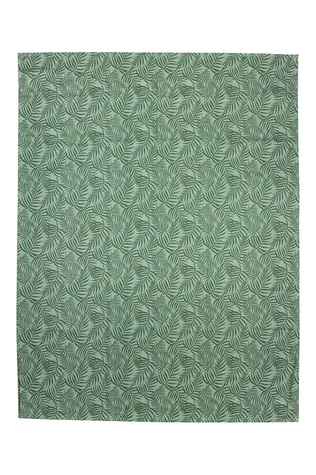 Rectangular Leaves Tablecloth x 6 in Organic Cotton