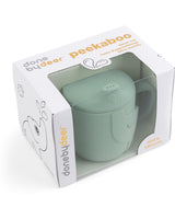 Peekaboo children's sippy cup in food-grade silicone