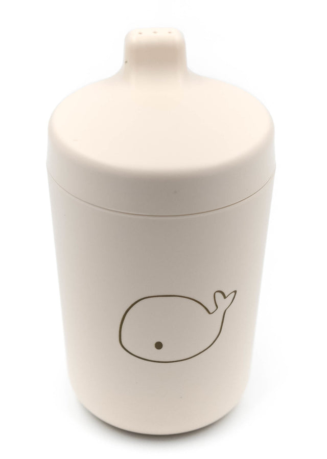 Sippy cup for children in eco-friendly plant-based PLA