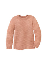 Disana children's Aran sweater in organic merino wool