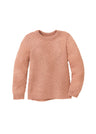 Disana children's Aran sweater in organic merino wool