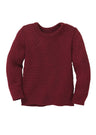 Disana children's Aran sweater in organic merino wool